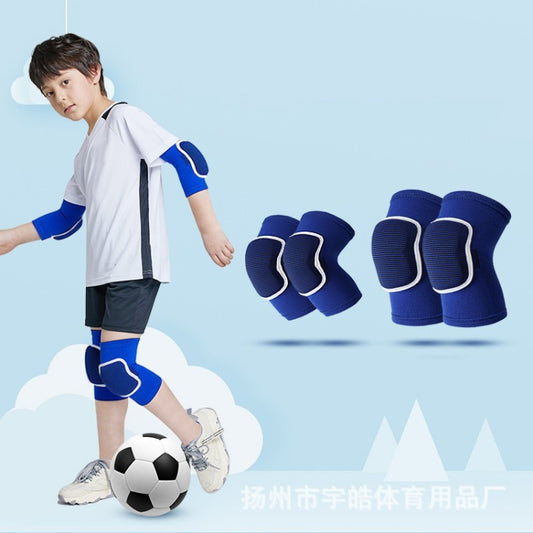 Sponge Children Football Protective Gear Outdoor Sports Equipment, Color: Blue 4 In 1(M) - Sports Safety by PMC Jewellery | Online Shopping South Africa | PMC Jewellery | Buy Now Pay Later Mobicred