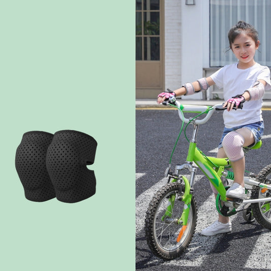 Nailekesi Kids Outdoor Sports Equipment Anti-fall Protective Gear, Color: Black Knee Pads(L) - Sports Safety by Nailekesi | Online Shopping South Africa | PMC Jewellery | Buy Now Pay Later Mobicred