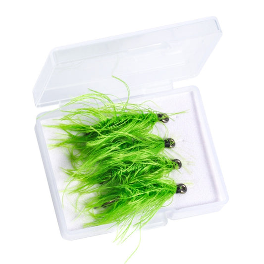 4pcs /Box Hooks Imitation Aquatic Grass Fishing Hooks Grass Hooks(2#) - Fishing Hooks by PMC Jewellery | Online Shopping South Africa | PMC Jewellery | Buy Now Pay Later Mobicred