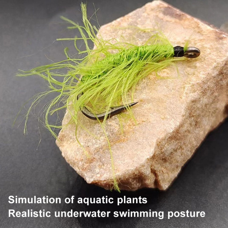 4pcs /Box Hooks Imitation Aquatic Grass Fishing Hooks Grass Hooks(4#) - Fishing Hooks by PMC TechLife | Online Shopping South Africa | PMC TechLife | Buy Now Pay Later Mobicred