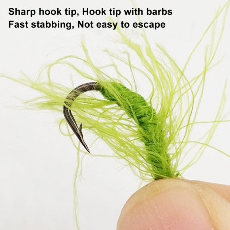 3pcs /Set Cordset Imitation Aquatic Grass Fishing Hooks Grass Hooks(4#) - Fishing Hooks by PMC TechLife | Online Shopping South Africa | PMC TechLife | Buy Now Pay Later Mobicred