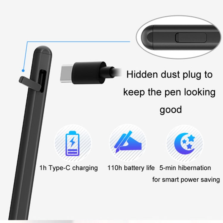 Tablet Stylus Pen USI2.0 Protocol Pen Stylus Anti False Touch(Black) - Stylus Pen by PMC TechLife | Online Shopping South Africa | PMC TechLife | Buy Now Pay Later Mobicred