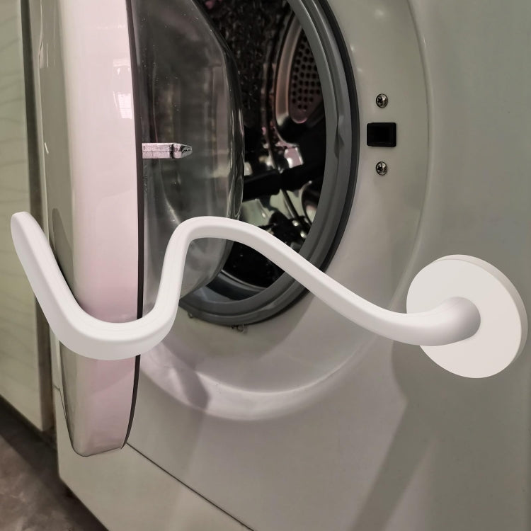 Universal Flexible Magnetic Washing Machine Door Stopper Front Load Washer Door Prop 43mm White - free shipping - PMC TechLife - Order now!