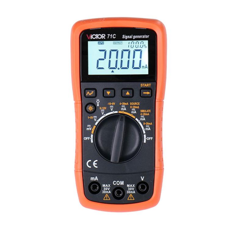 Victor Output Current Voltage Process Signal Source Multimeter, Model: VC71C - free shipping - PMC TechLife - Order now!