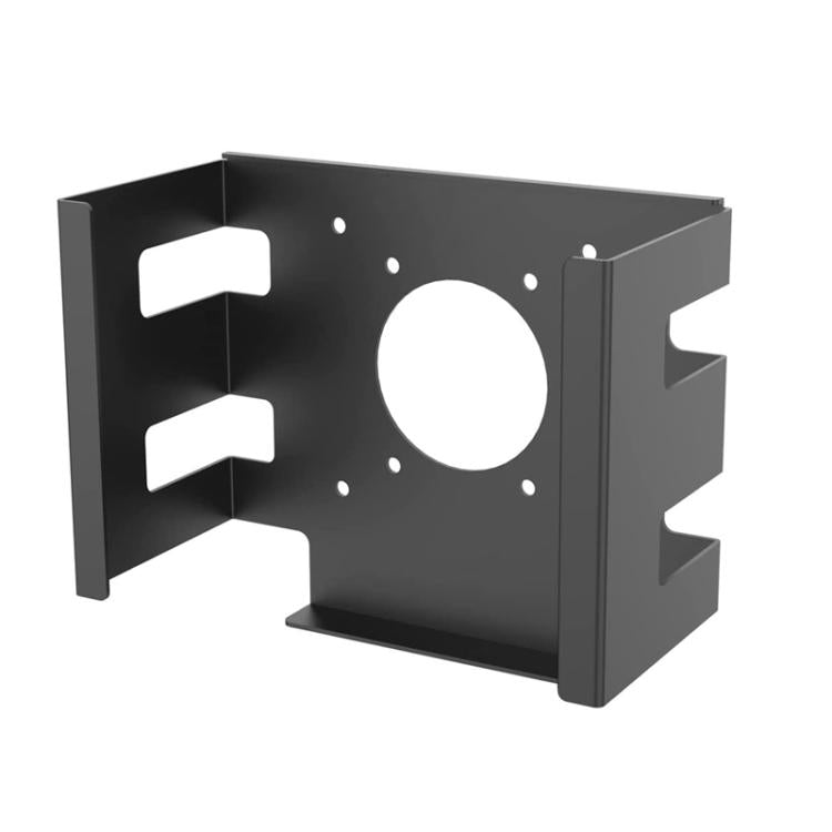 For Mac Studio Under Desk Metal Bracket Cooling Storage Wall Mount Stand(Black) - MINI PC Accessories & Gadgets by PMC TechLife | Online Shopping South Africa | PMC TechLife | Buy Now Pay Later Mobicred