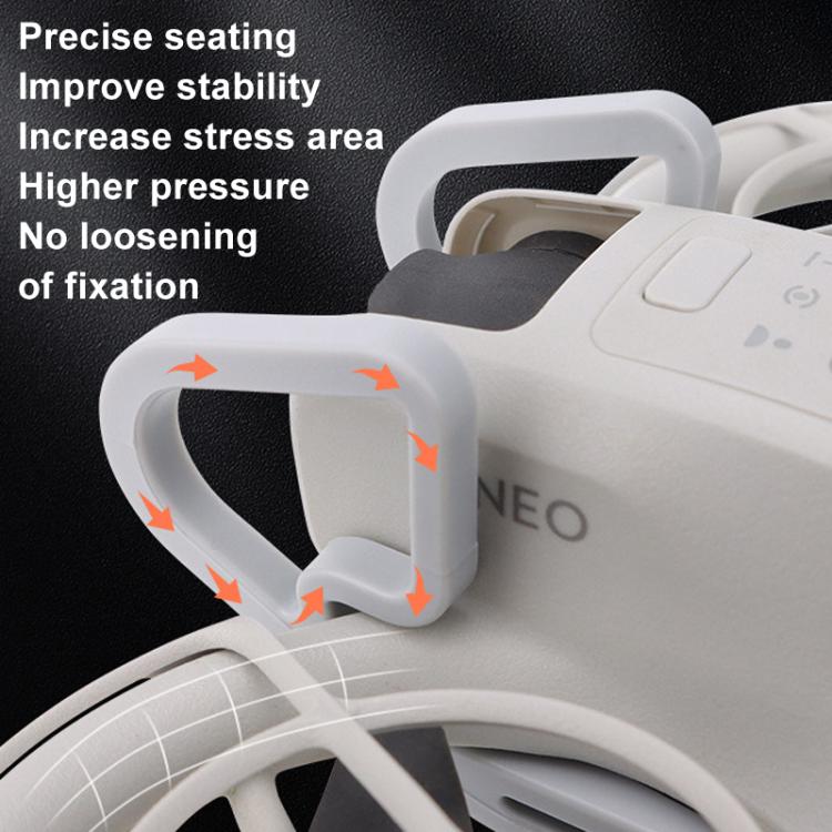 For DJI Neo CQT Impact Protection Cover + Bumper + Folding Stand + Tail Wing 4 In 1 Set(Black) - free shipping - PMC TechLife - Order now!