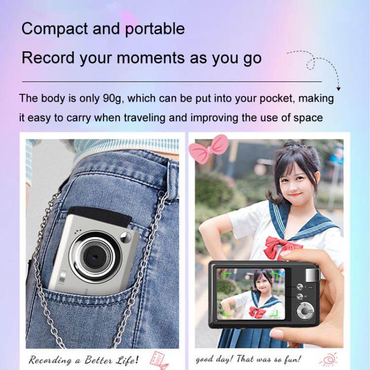 4K HD 3.0-Inch IPS Screen Autofocus HD Digital Camera Student DV Camera SLR(White) - Video Cameras by PMC TechLife | Online Shopping South Africa | PMC TechLife | Buy Now Pay Later Mobicred