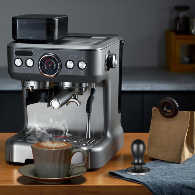Coffee Constant Pressure Powder Press Adjustable Impact Hammer, Style: Black Thread+Round Base(53mm) - free shipping - PMC TechLife - Order now!