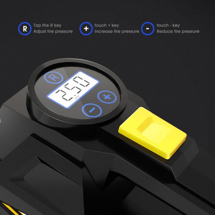 Portable Intelligent Digital Display Electric Air Pump Car Tires(Black) - Inflatable Pump by PMc TechLife | Online Shopping South Africa | PMc TechLife | Buy Now Pay Later Mobicred