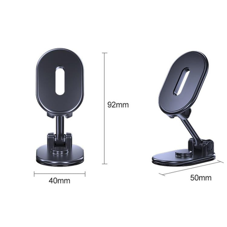 Foldable Magnetic Car Phone Holder Mount Multi-angle Adjustable Cellphone Navigation Bracket(Black) - Universal Car Holders by PMC Jewellery | Online Shopping South Africa | PMC Jewellery | Buy Now Pay Later Mobicred