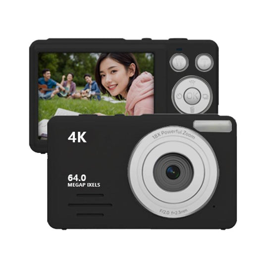 Anytek S7 4K HD Digital Camera Self-Timer Travel Camera Student Kids Card Camera(Black) - Video Cameras by Anytek | Online Shopping South Africa | PMC Jewellery | Buy Now Pay Later Mobicred