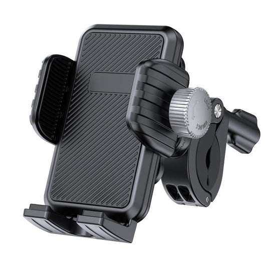 Bicycle Motorcycle Shock Absorption Mobile Phone Holder Gravity Navigation Mount(Black) - Holders by PMC Jewellery | Online Shopping South Africa | PMC Jewellery | Buy Now Pay Later Mobicred