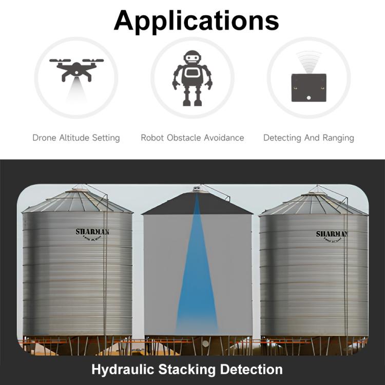 Waveshare TOF Time of Flight Laser Range Sensor, UART / I2C / IO Communication, Range: 50m - free shipping - PMC TechLife - Order now!