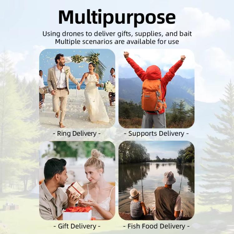 For DJI Air 3S RCSTQ Drone Air Thrower Transport Device(Thrower+Binding Line) - free shipping - PMC TechLife - Order now!