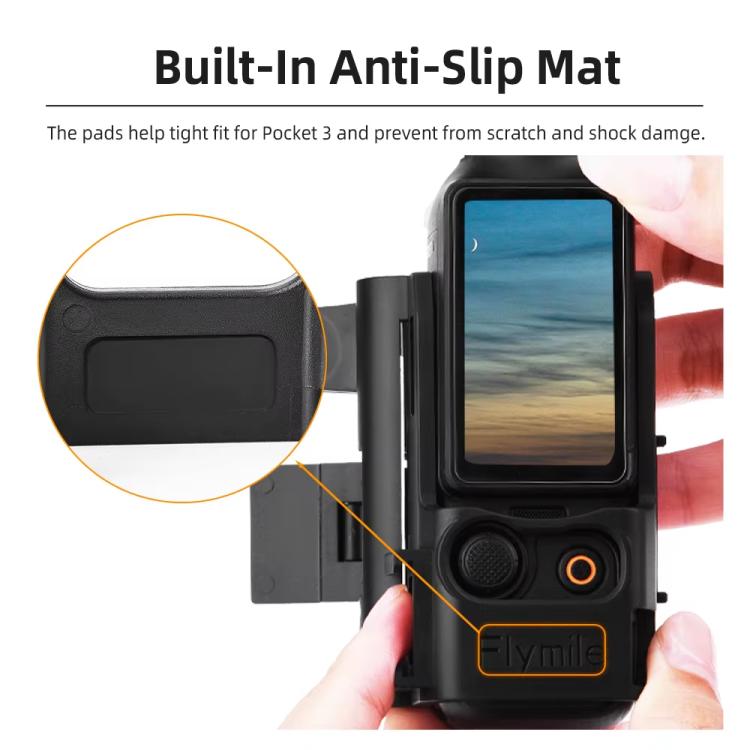 4pcs /Set For DJI Osmo Pocket 3 Flymile Magnetic Bracket Fixed Base Back Clip Adapter Bezel Accessories - free shipping - PMC TechLife - Order now!