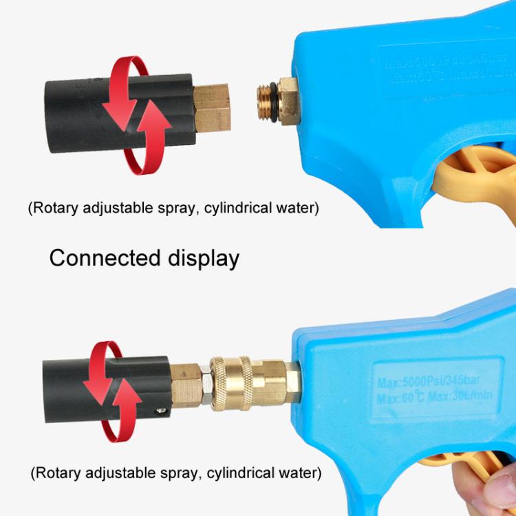 Universal High Pressure Spray Adjustable Nozzle Washer Cleaning Parts, Connector: Inner Wire M1/4 - Car Washer & Accessories by PMc TechLife | Online Shopping South Africa | PMc TechLife | Buy Now Pay Later Mobicred
