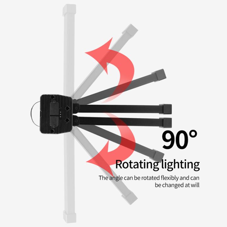 Double-Sided COB 90-Degree Folding Work Light Magnet With Hook Maintenance Light(FT32) - Other Tools by PMC TechLife | Online Shopping South Africa | PMC TechLife | Buy Now Pay Later Mobicred