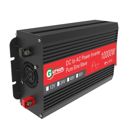 Gurxun 1500W Dual USB Fast Charger Dual Digital Display Pure Sine Wave Inverter, Spec: Brazil Plug 12V To 220V - Pure Sine Wave by Gurxun | Online Shopping South Africa | PMC Jewellery | Buy Now Pay Later Mobicred