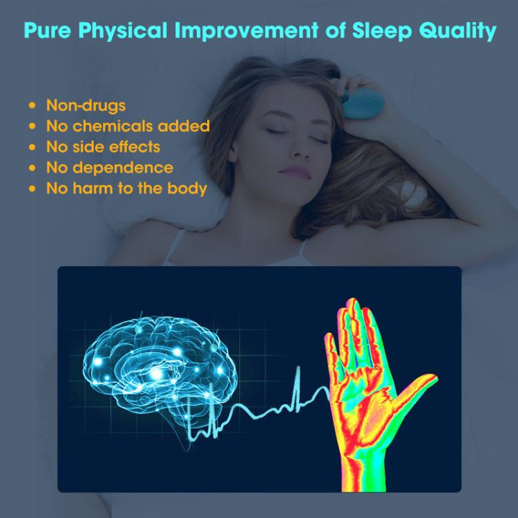 Smart Handheld Sleep Instrument Microcurrent Relief Insomnia Anxiety Therapy Portable Fast Sleeping Massager(White) - free shipping - PMC TechLife - Order now!