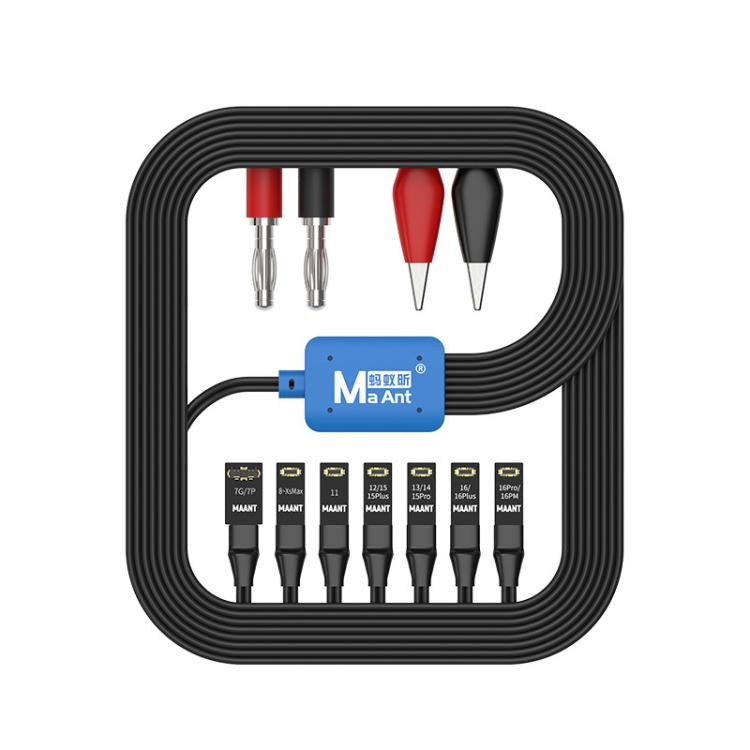 For Apple 7-16 Series Cell Phones MaAnt M064 1M 8 In 1 Power On Cable Flex Testing Line - free shipping - PMc TechLife - Order now!