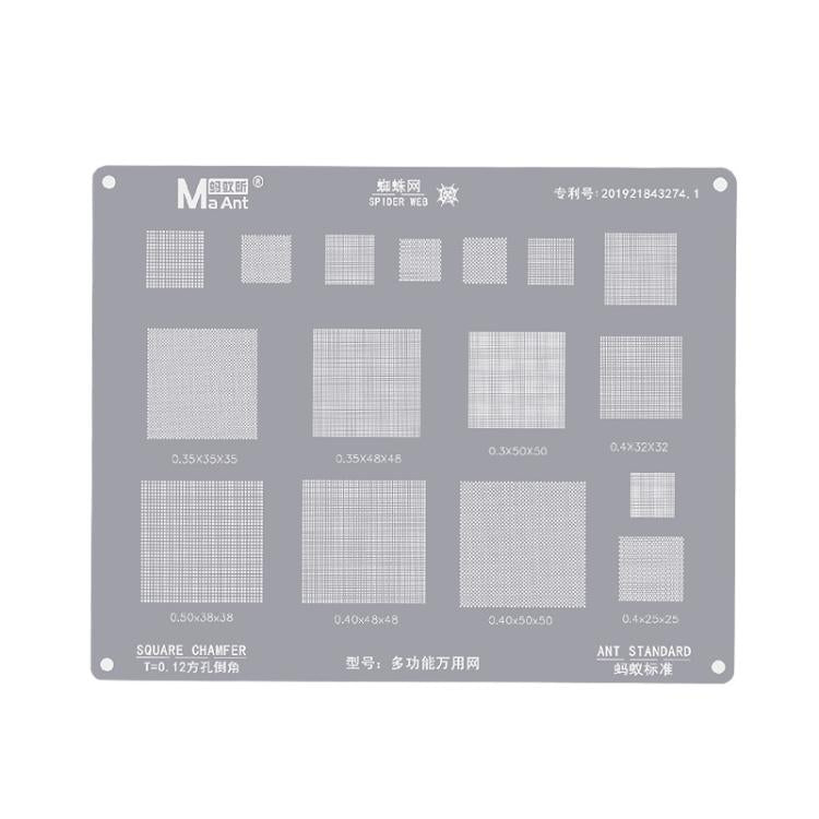 MaAnt Multifunctional Universal Net High Temperature 0.3/0.35/0.4/0.5 Pitch Square Hole Round Corner Multi-purpose Wire Mesh - free shipping - PMC TechLife - Order now!