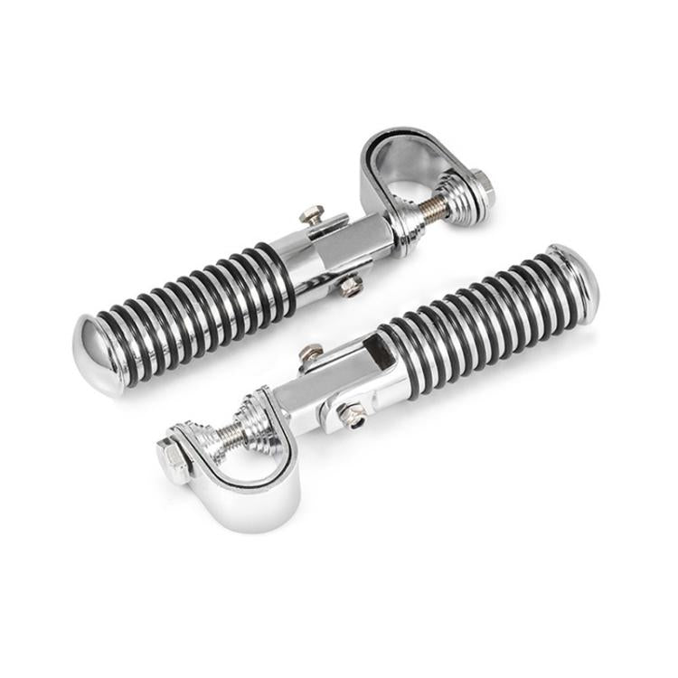 For Harley Motorcycle Modification Collapsible Footpegs Foot Guard Spike Mounted Pedals(Electroplating) - Others by PMc TechLife | Online Shopping South Africa | PMc TechLife | Buy Now Pay Later Mobicred