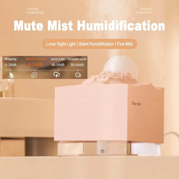 Moonfall Humidifier Aroma Diffuser Large Fog With Night Light Desktop Ornament(Black) - free shipping - PMC TechLife - Order now!