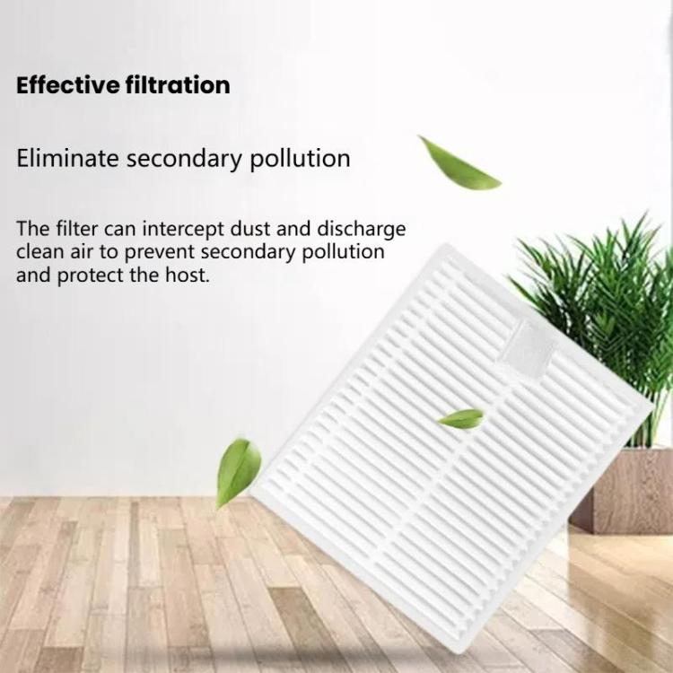 3pcs Filters For Xiaomi C103 / E10 / B112 / 3C Sweeping and Mopping Robot Accessories - For Xiaomi Accessories by PMc TechLife | Online Shopping South Africa | PMc TechLife | Buy Now Pay Later Mobicred