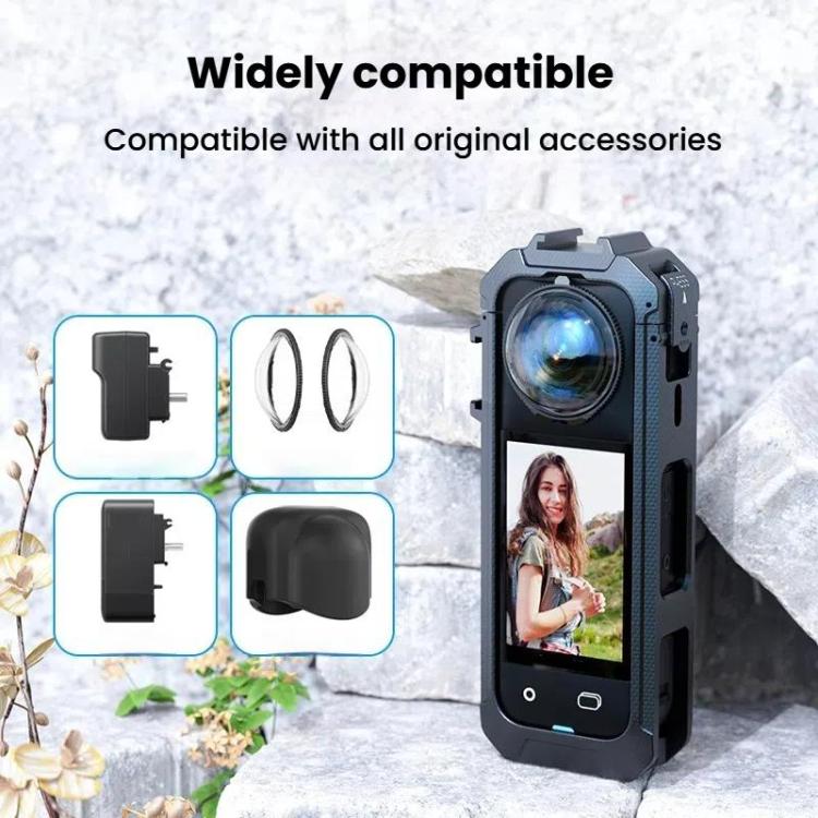 For Insta360 X5 Plastic Protective Frame Magnetic Quick-Release Camera Cage Expansion Bracket - free shipping - PMC TechLife - Order now!