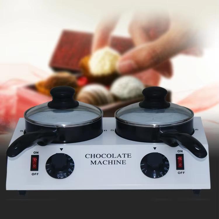 Dessert Making Double Cylinder Chocolate Hot Melt Machine UK Plug - free shipping - PMC TechLife - Order now!