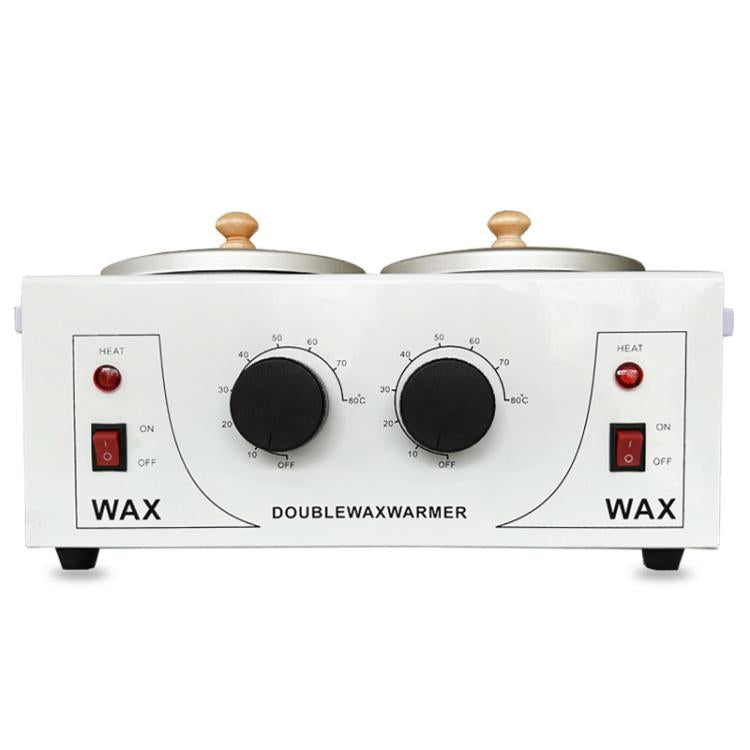 Double Pots Chocolate Melt Machine Temperature Control Hand Wax Machine Hand Heat Stirring Tool(US Plug) - free shipping - PMC TechLife - Order now!