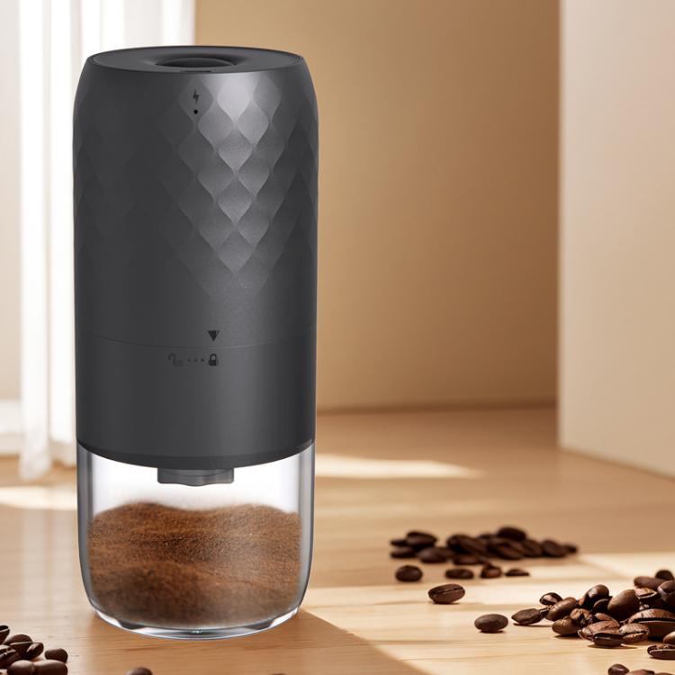 Portable Electric Coffee Grinder with 40 Adjustable Settings Rechargeable USB-C Ceramic Burr Mill(Black) - free shipping - PMC TechLife - Order now!