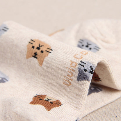 Animal Cartoon Cat Lovely for Women Cotton Socks(8) - Tube Socks by PMC Jewellery | Online Shopping South Africa | PMC Jewellery