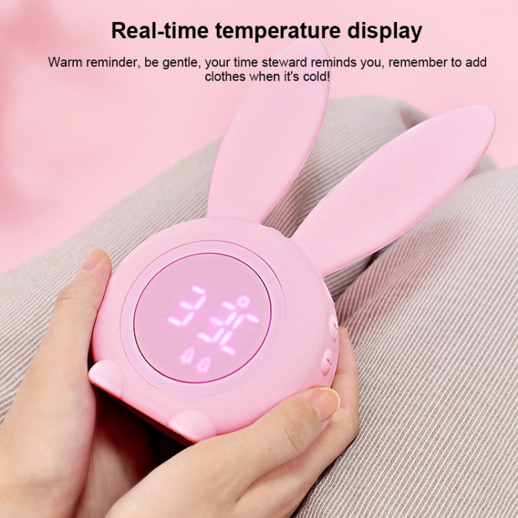 Cute Rabbit Silicone Induction Small Alarm Clock(Pink) - Novelty Clock by PMc TechLife | Online Shopping South Africa | PMc TechLife | Buy Now Pay Later Mobicred