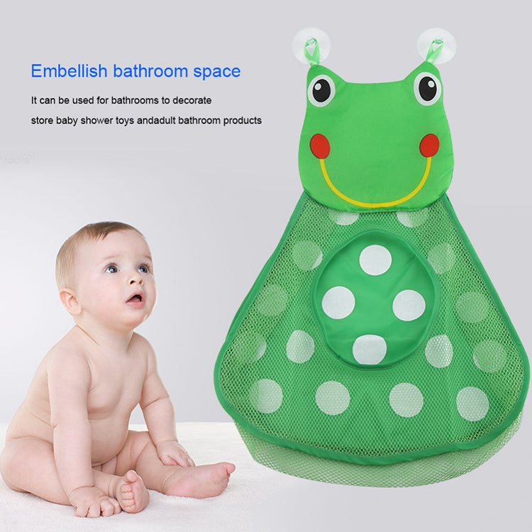 Baby Shower Bath Toys Storage Mesh Bag with Strong Suction Cups(Yellow) - Storage Bags by PMC TechLife | Online Shopping South Africa | PMC TechLife