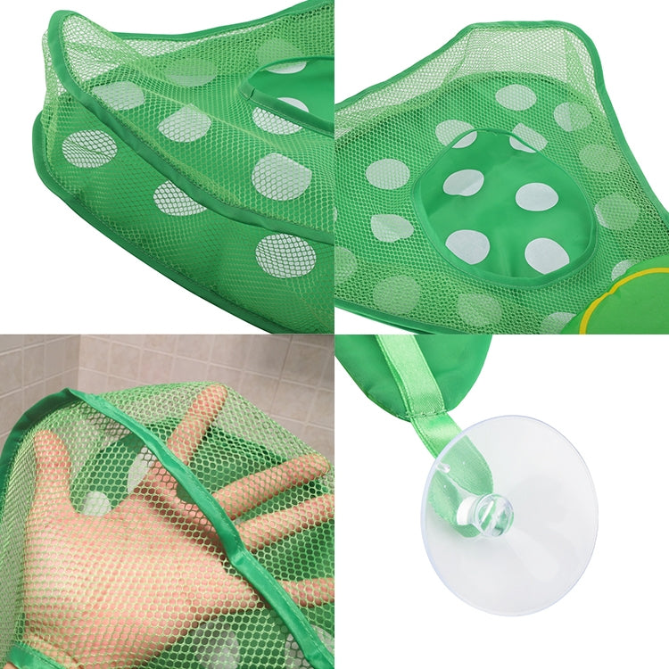 Baby Shower Bath Toys Storage Mesh Bag with Strong Suction Cups(Green) - Storage Bags by PMC Jewellery | Online Shopping South Africa | PMC Jewellery