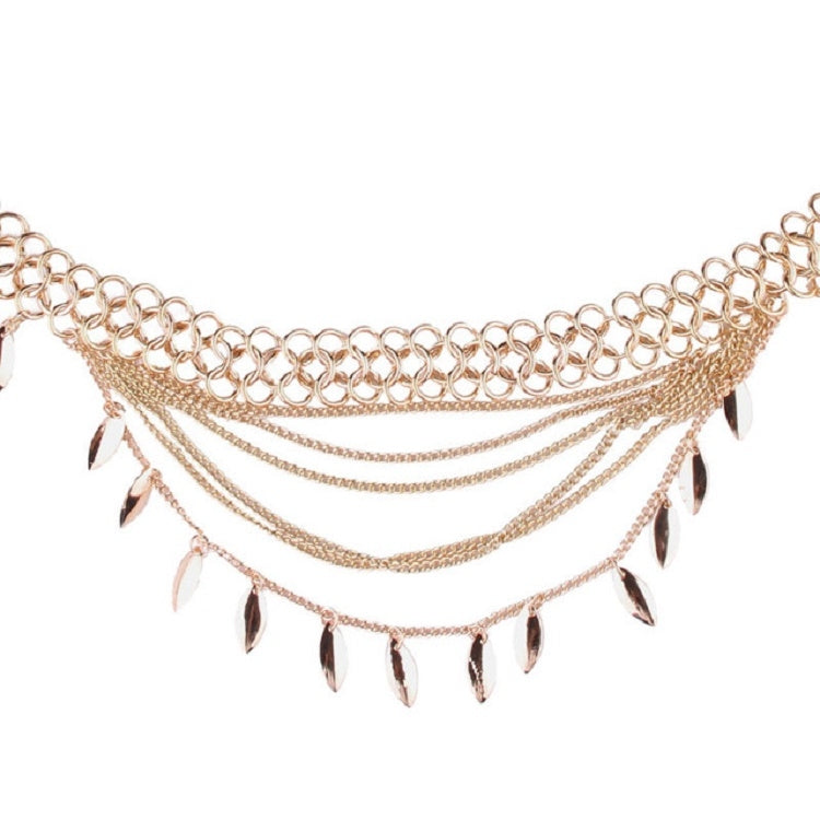 Personalized Wild Alloy Tassel Waist Chain Belt, Length:80-100cm(Silver) - Belts by PMC Jewellery | Online Shopping South Africa | PMC Jewellery