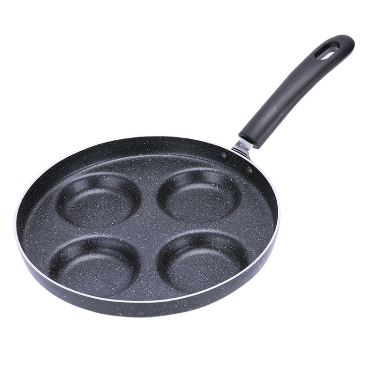 Multifunction Nonstick Frying Pan Aluminium Alloy 4 Units Cookware Fry Egg Pan Pancake Steak Pan for Gas Cooker(10 Inch Round) - Pans by PMC Jewellery | Online Shopping South Africa | PMC Jewellery