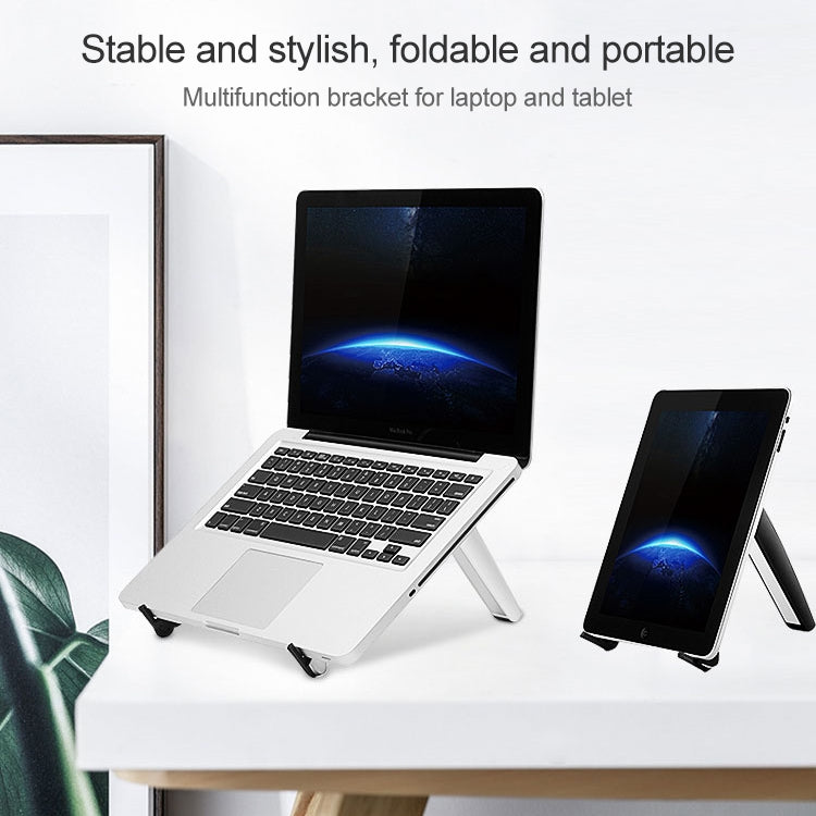 Tablet PC Laptop Desktop Bracket Cooling Triangle Bracket(White) - Laptop Stand by PMC Jewellery | Online Shopping South Africa | PMC Jewellery | Buy Now Pay Later Mobicred