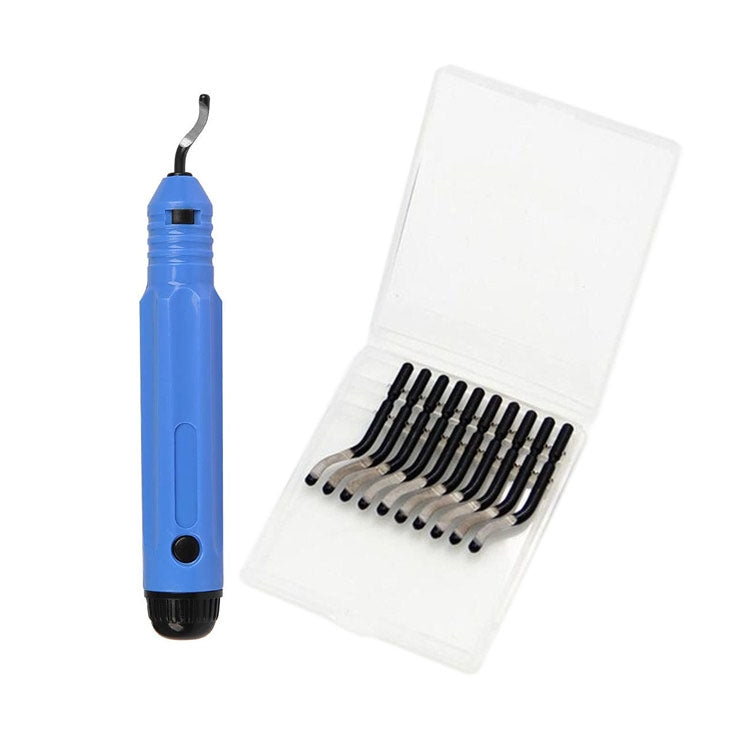 NB1100 Hand Deburr Trimming Knife Scraper, Style:Handle +10 Cutter Heads - free shipping - PMC TechLife - Order now!
