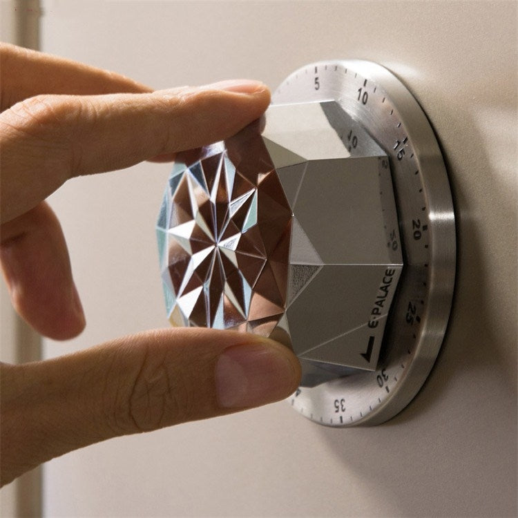 Mechanical Timer Stainless Steel Flower Creative Timer Magnetic Kitchen Reminder - Digital Countdown by PMC TechLife | Online Shopping South Africa | PMC TechLife | Buy Now Pay Later Mobicred
