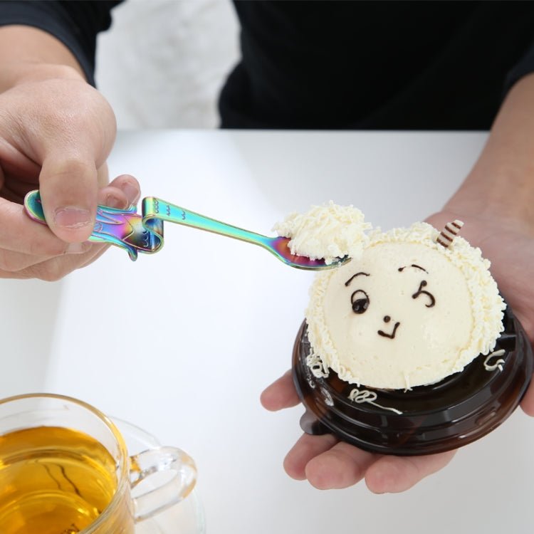 Creative Coffee Spoon Mermaid Shape Handle Spoons Flatware Drinking Tools, Color:Black - free shipping - PMC TechLife - Order now!