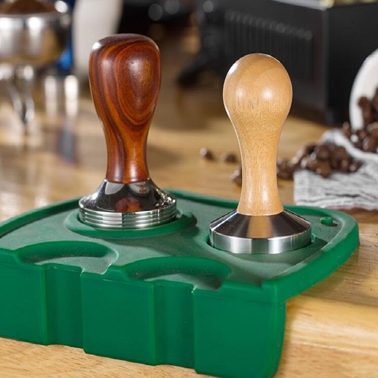 Stainless Steel Solid Wood Handle Integrated Coffee Powder, Specification:58mm, Color:Aluminum Integration - free shipping - PMC TechLife - Order now!