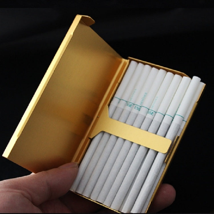 Ultra-thin Personality Creative Ladies Cigarette Case Metal Cigarette Case(Blue) - Cigarette Box & Ashtrays by PMC Jewellery | Online Shopping South Africa | PMC Jewellery | Buy Now Pay Later Mobicred