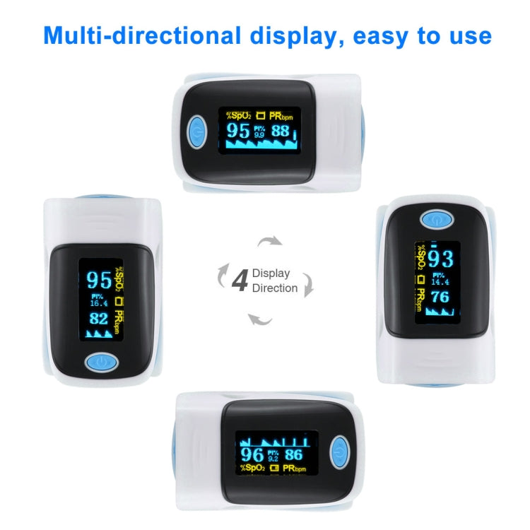 AB-80 Precision Finger Pulse Oximeter Blood Oxygen Monitor(Blue) - free shipping - PMC TechLife - Order now!