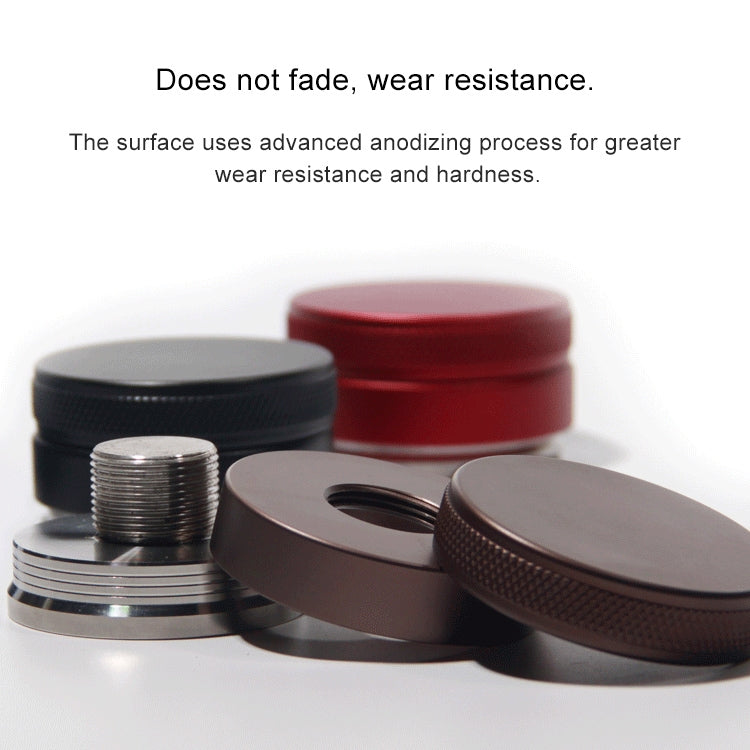 Macaron Stainless Steel Coffee Powder Flat Powder Filling Device, Specification:Thread(Black) - free shipping - PMC TechLife - Order now!