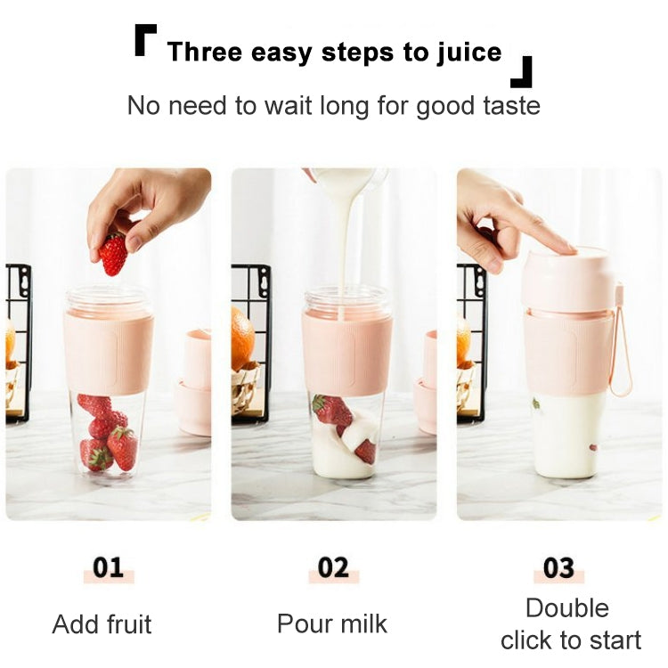 Portable Juicer Mini Electric Blender Portable Juicer(Pink) - free shipping - PMC TechLife - Order now!