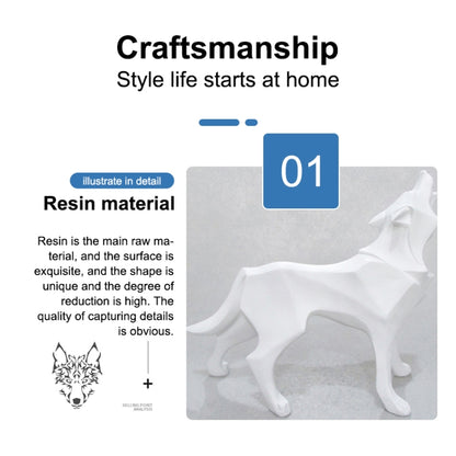 Nordic Animal Resin Handicraft Ornament(White) - Desktop Ornaments by PMC Jewellery | Online Shopping South Africa | PMC Jewellery