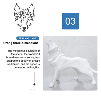 Nordic Animal Resin Handicraft Ornament(White) - Desktop Ornaments by PMC Jewellery | Online Shopping South Africa | PMC Jewellery