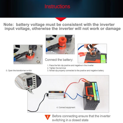 SUVPR DY-LG1000S 1000W DC 12V to AC 220V 50Hz Pure Sine Wave Car Power Inverter with Universal Power Socket - Pure Sine Wave by SUVPR | Online Shopping South Africa | PMC Jewellery | Buy Now Pay Later Mobicred